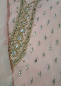 Heavy Unstitched Party Wear Suit