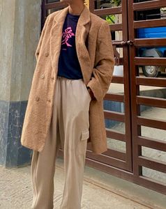 Double breasted Long overcoat