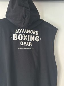 Outshock Black Sleeveless Hoodie