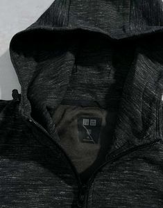 Uniqlo brand orignal Black Full-Zip Hoo