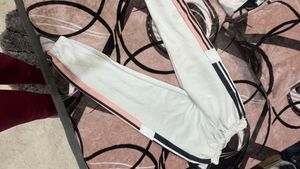 Stylish White Track Pants