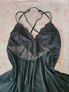 Black Lace Nightsuit