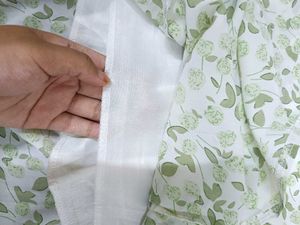 Green Leafy Print Skirt