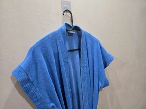 Blue Terry Cloth Robe
