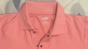 puma original beautiful pink polo T-shirt