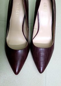💥Price Drop💥Unused Branded New Celeste Burgundy Heels/Pumps