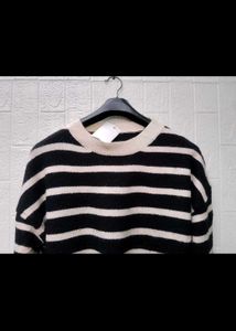 Striped Knit Cardigan
