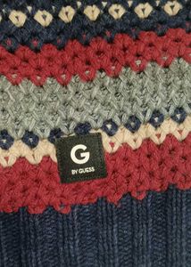 GUESS Striped Knit Sweater