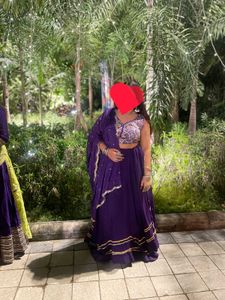 Purple Lehenga Choli