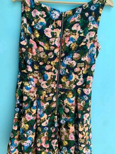 &#34;Floral Elegance: Fit and Flare Summer Dress