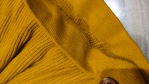 Mustard Yellow Woolen Skirt