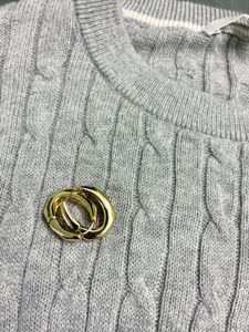 Gray Cable Knit Sweater