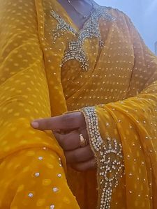Elegant Yellow Saree