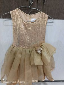 Sparkly Gold Party Dress