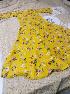 Floral Yellow Dress