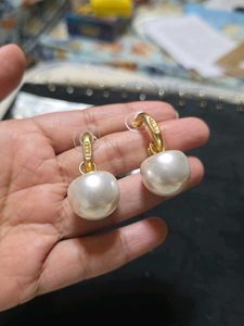 Big Pearl Earrings