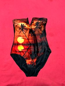Sunset Palm One-Piece Swimsuit