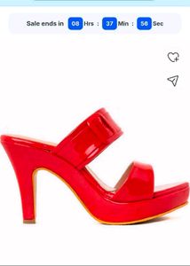 Red High Heel Mules✨👠