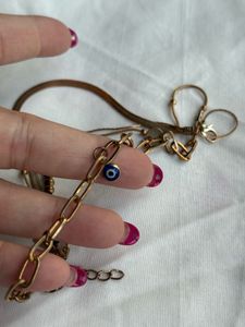 Evil Eye Golden Bracelet