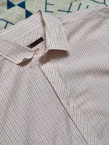 Men Pink Checks Regular Fit Half Sleeve Shirt