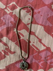Silver Oxidised Look Necklace &amp; Earrings