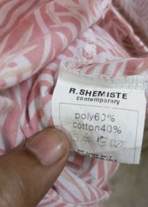 R.SHEMISTE leaf Print Shirt
