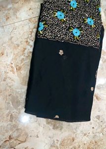 Black Sequence Party Wear Saree