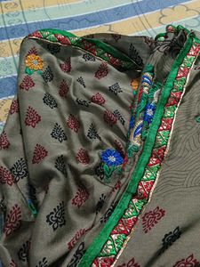 Elegant Embroidered Saree