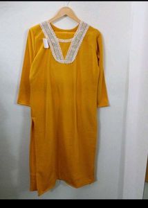 Winter Embroidered Kurta Set