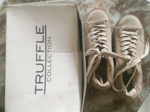 Original Truffle Collection Beige Platform Sneaker