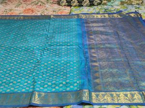 Elegant Blue Silk Saree