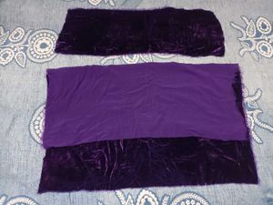 purple velvet fabric
