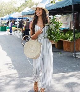 Striped Jumpsuit