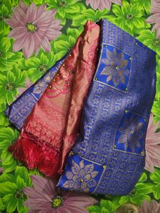 NEW YEAR OFFER Big Bordered Banarasi Silk Saree
