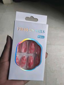 Press On Nails - Marble Design
