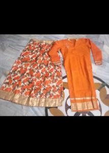 Lehnga With Long Kurta