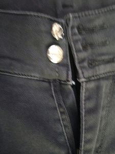 Black Straight Jeans