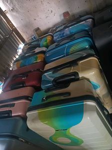 Cyan Safari Trunk Trolley Bag