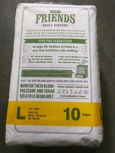 Friends Adult Diaper Size L