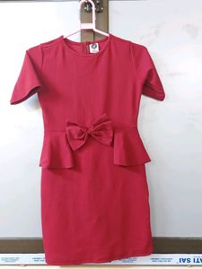 BODYCON RED MINI DRESS