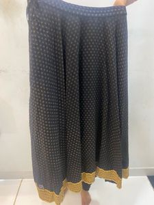 Polka Dot Black &amp; Gold Skirt