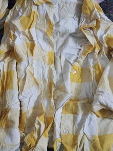 Yellow Checkered Bra