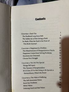 The Subtle Art of Not Giving a F*ck