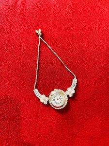 Elegant Silver Watch New With Tag