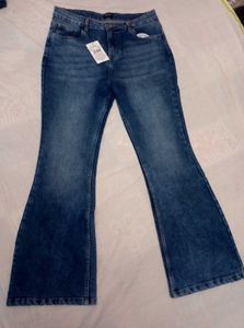 SHEIN Boot cut Blue Denim Jeans