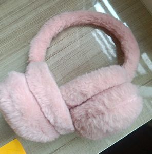 Fuzzy Pink Earmuffs