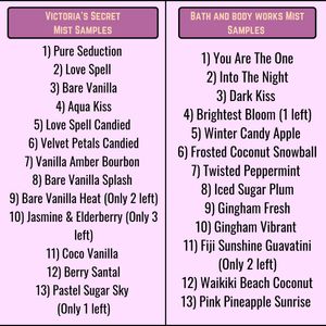Pure Seduction Mist 10ml Decants Victoria&#39;s Secret