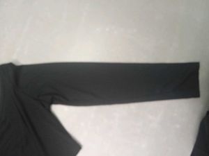URBANIC Asymmetric Black Crop Top