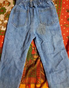 Baby Girl Friled Jeans