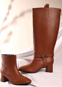 Convertible Brown Boots